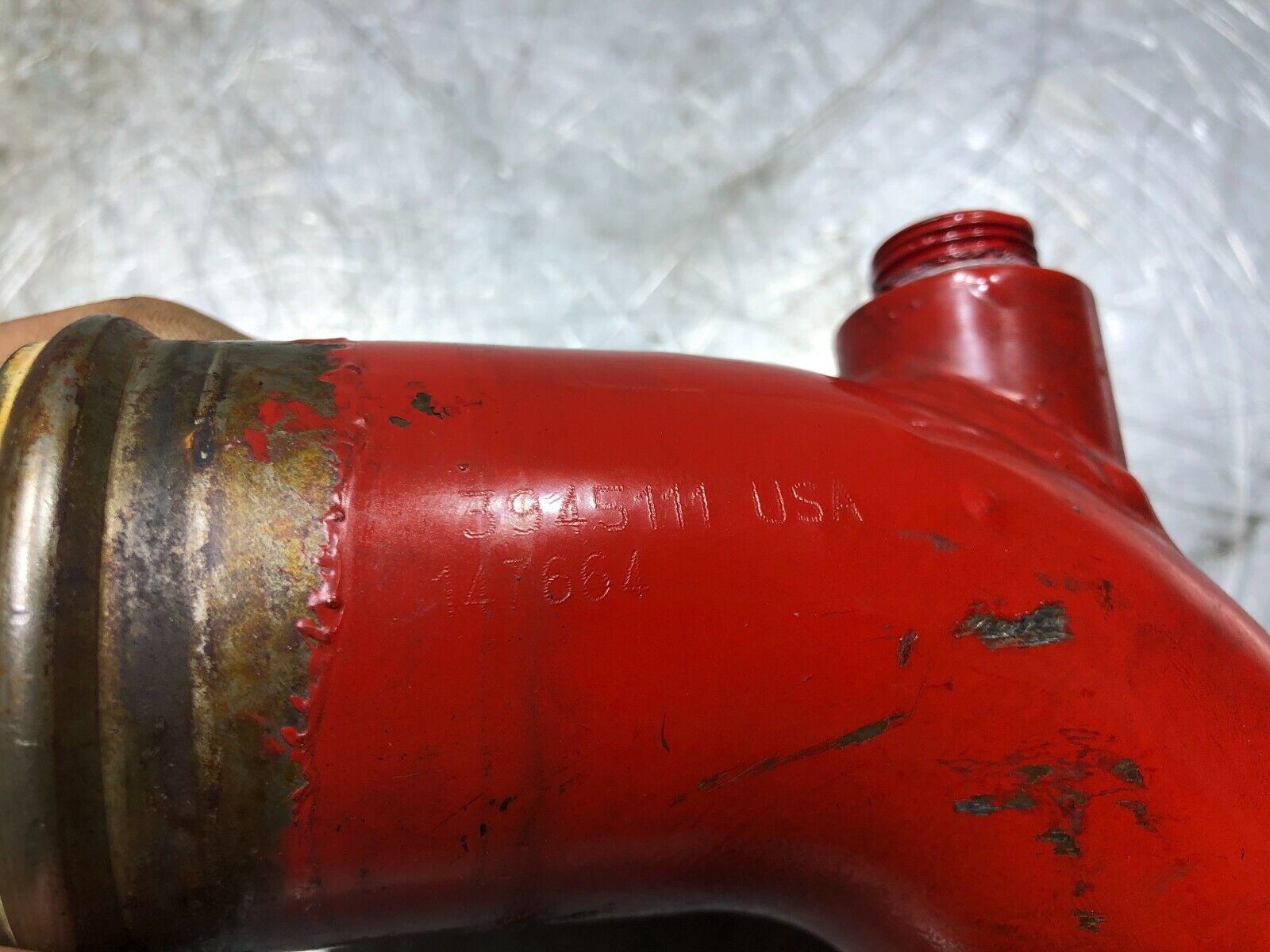 2018 Cummins ISL9 ISC ISL 8.9 Diesel Engine Water Inlet Tube 3945111 ...