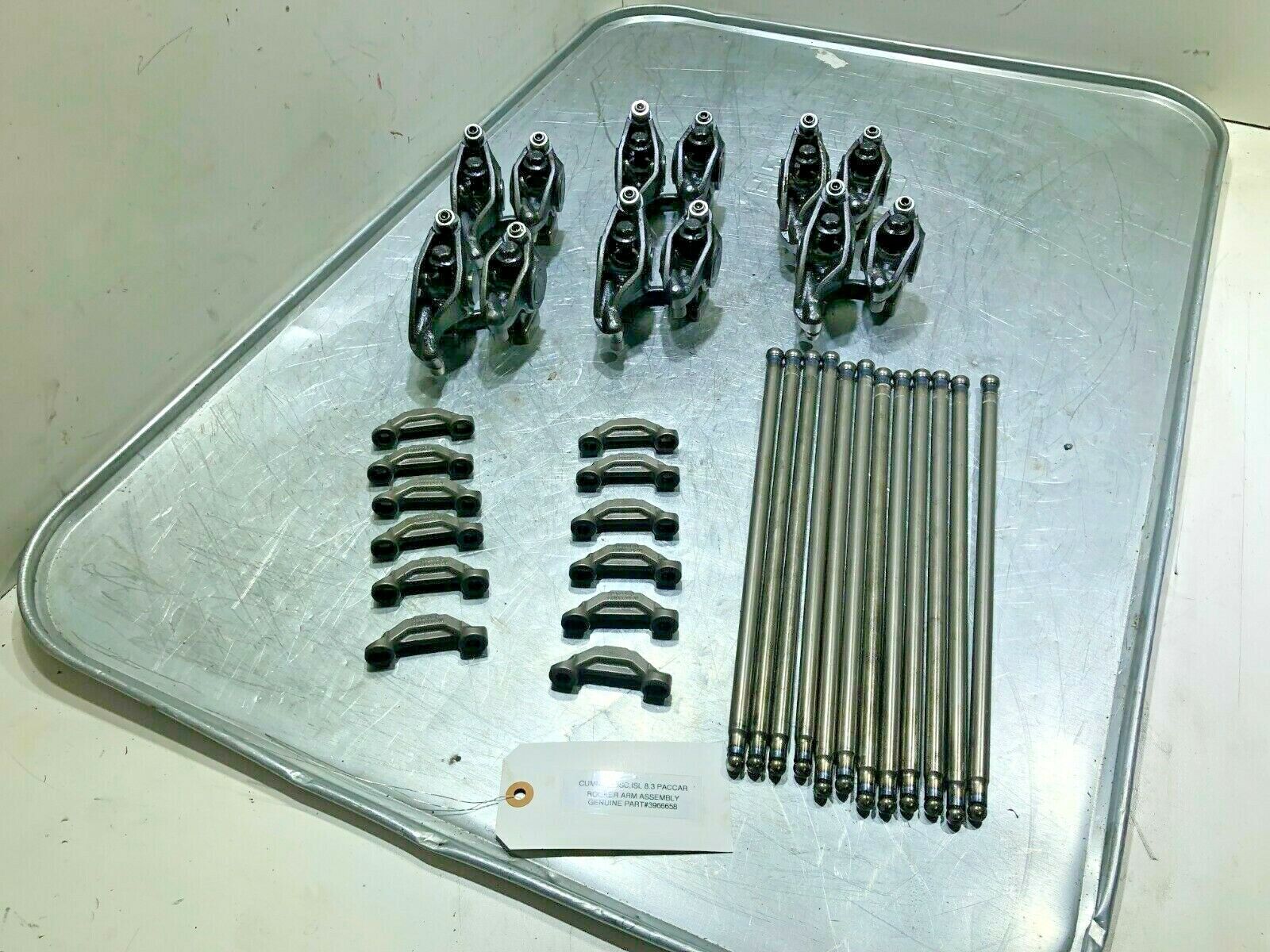 Cummins ISL ISC 8.3 PACCAR Complete Rocker Arm Assembly push rods