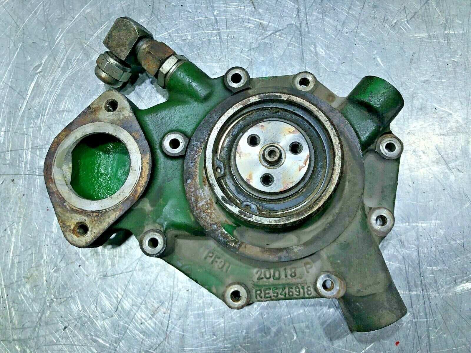 John Deere 6068 Water Pump Assembly RE546918 OEM ⋆ Used Diesel Parts