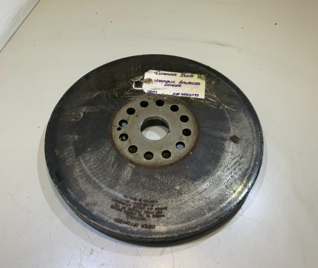 Cummins 4026799 ISX15 Harmonic Balancer OEM ⋆ Used Diesel Parts