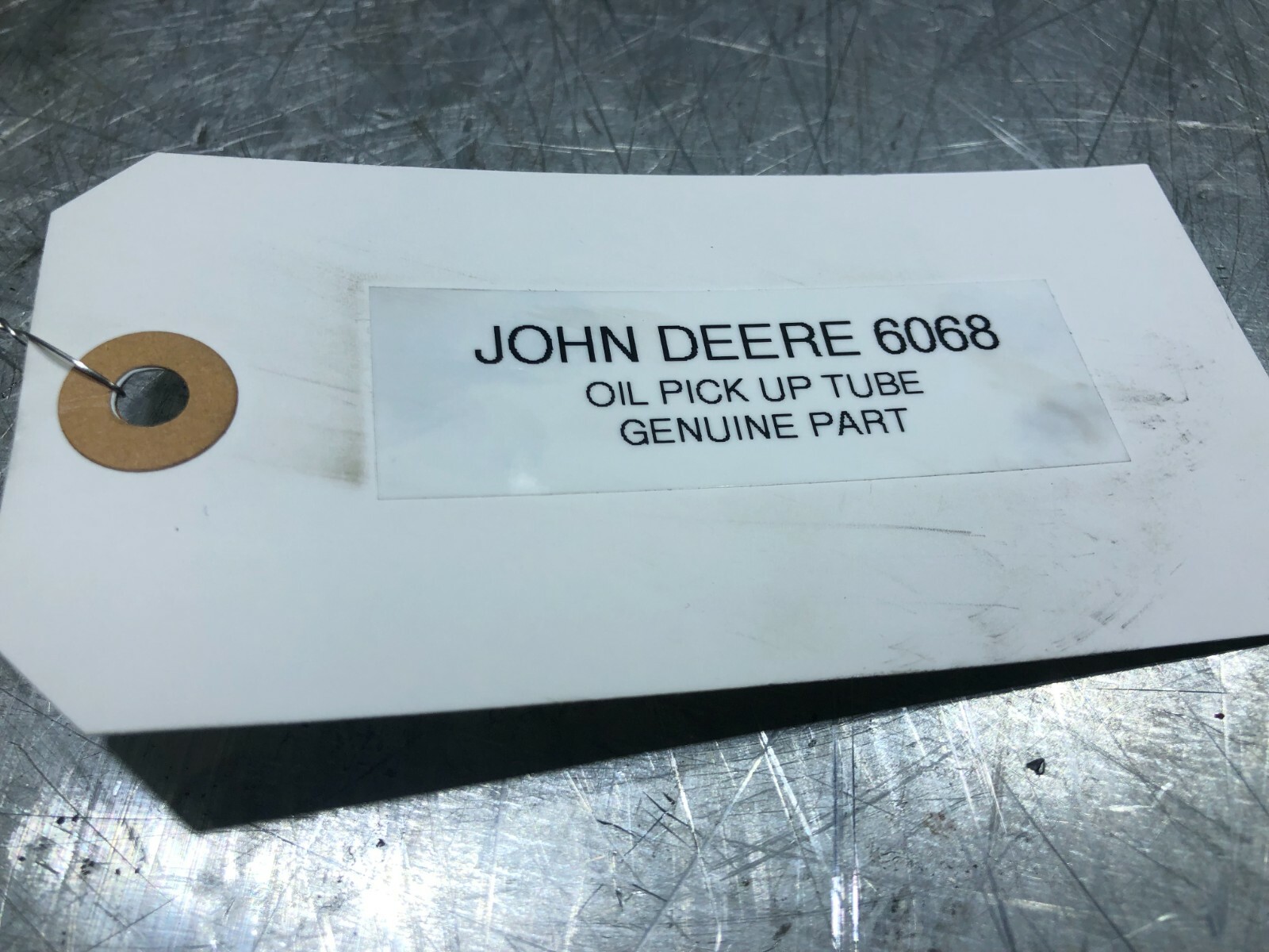 John Deere Oil Pickup Tube Assembly RE65968 6068 6.8L OEM - Image 2