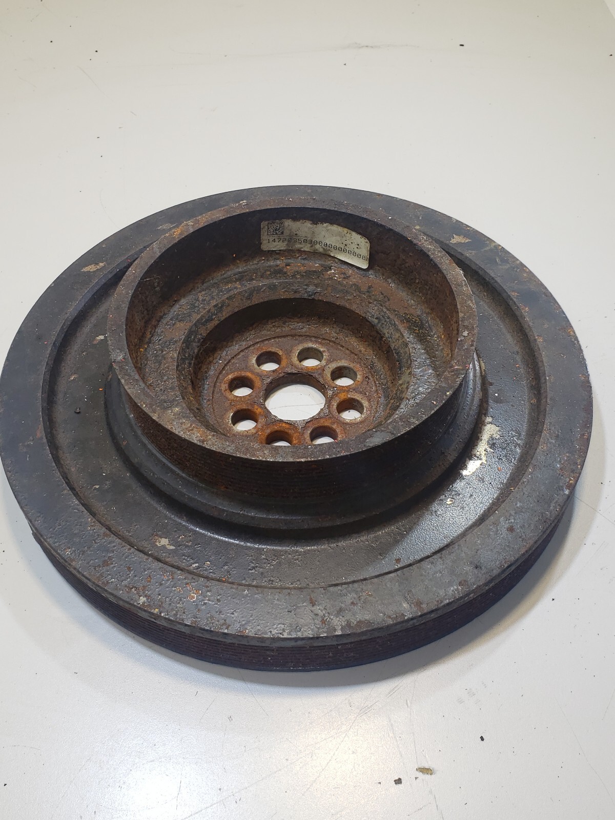 Detroit Diesel DD15 Crank Balancer Dampener With Pulley A4720350300 OEM - Image 3