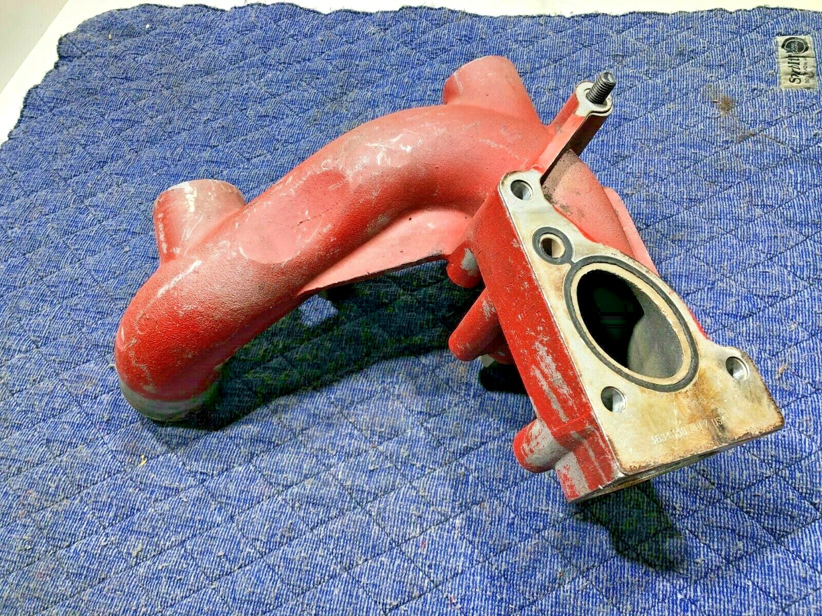 2007 Cummins ISX DOHC Diesel Engine Water Filter Base, P/N: 3681533 OEM - Image 5