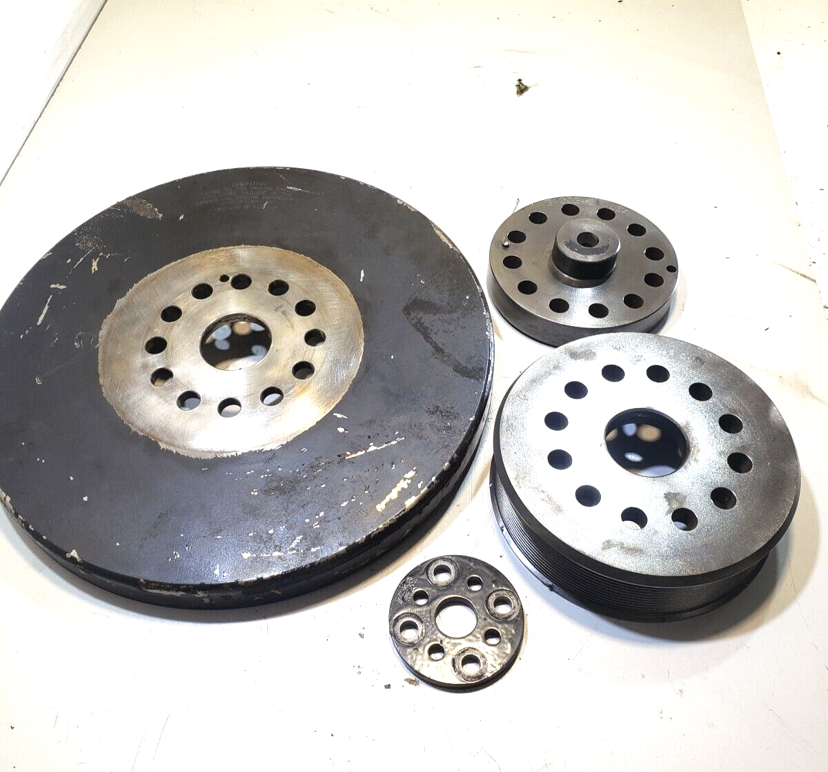 Cummins ISX 15 Crankshaft Pulley 3101376 Spacer 3100242 Vibration Damper 4101884