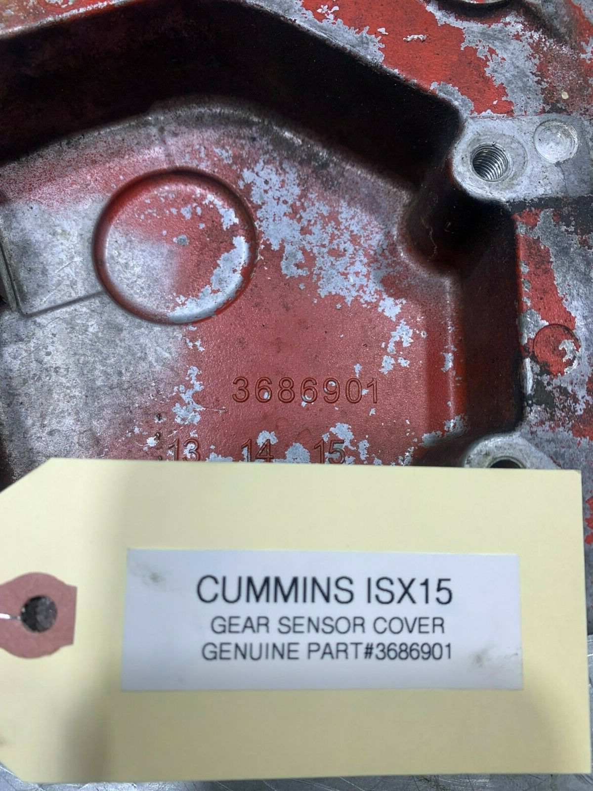 Cummins 3686901 ISX QSX 15 Gear Sensor Cover OEM - Image 2