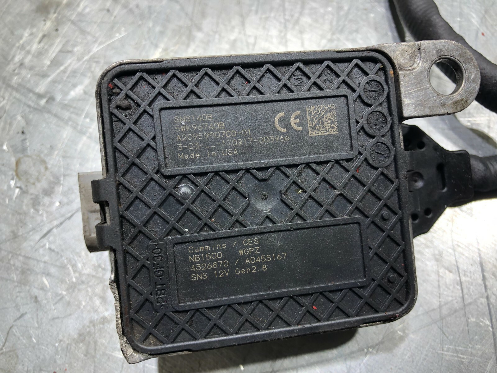 Cummins Nitrogen Oxide Sensor NOX 4326870 OEM - Image 3