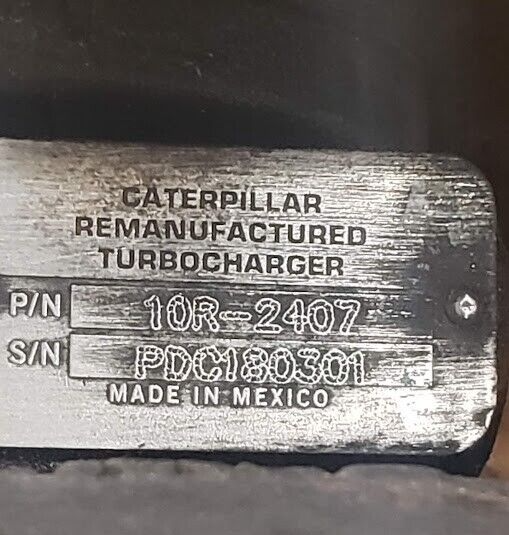 Caterpillar 10R-2407 Model C15 3406E Turbo Charger OEM - Image 5