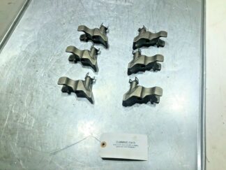 SET OF 6 CUMMINS ISX15 X15 FUEL INJECTOR HOLD DOWN CLAMP 3685566; 3685567 OEM