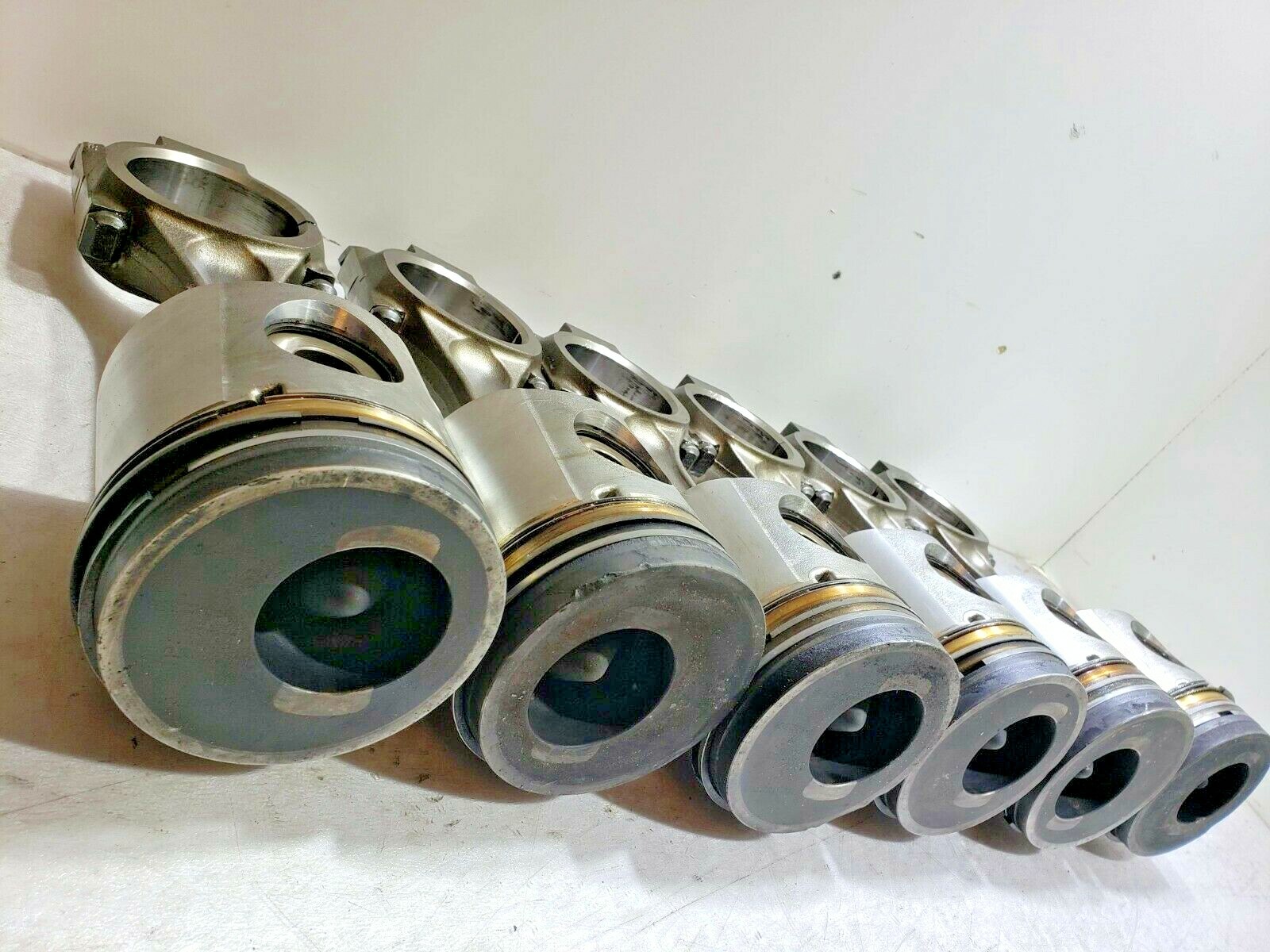 SET of 6 GENUINE CUMMINS 6CT 8.3 Piston with Connecting Rod 3934046 Assembly OEM - Image 8