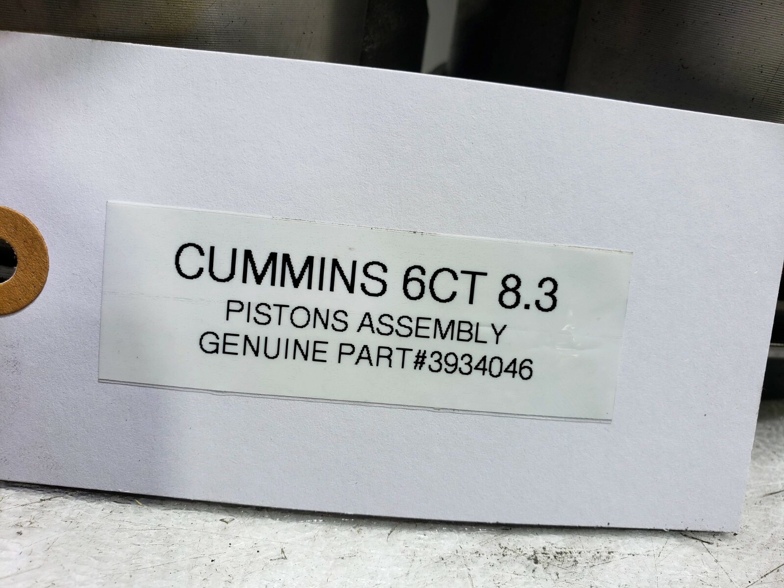 SET of 6 GENUINE CUMMINS 6CT 8.3 Piston with Connecting Rod 3934046 Assembly OEM - Image 12