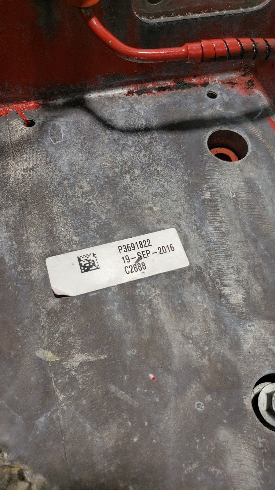 Cummins 3691822 3689229 ISX QSX 15 Fuel Filter Head Transfer Support Bracket OEM - Image 5