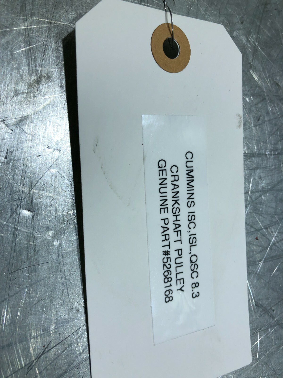 2018 Cummins ISL ISC 8.3 Diesel Engine Crankshaft Pulley 5268168 OEM - Image 2