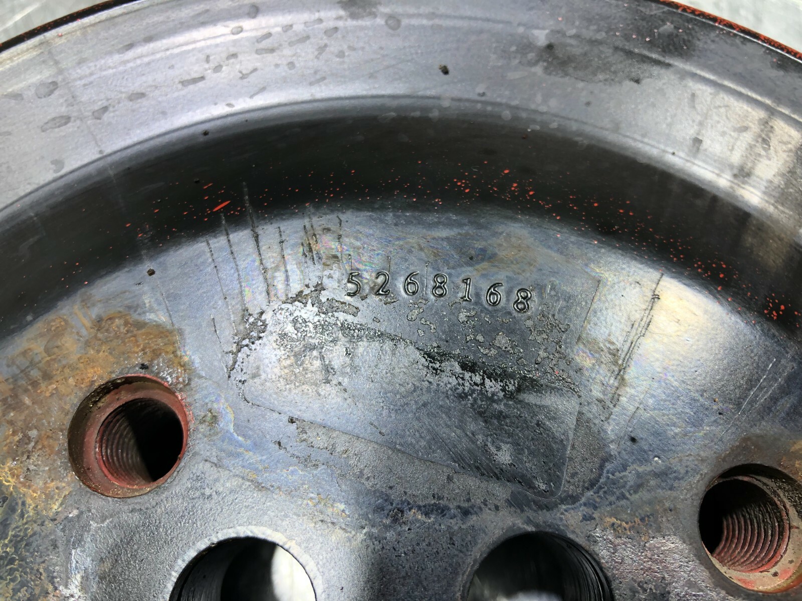 2018 Cummins ISL ISC 8.3 Diesel Engine Crankshaft Pulley 5268168 OEM - Image 5