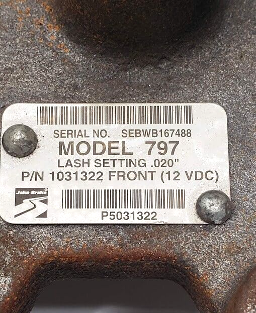 Detroit Diesel 60 Series FRONT Jake Brake Model 797 1031322 OEM - Image 4