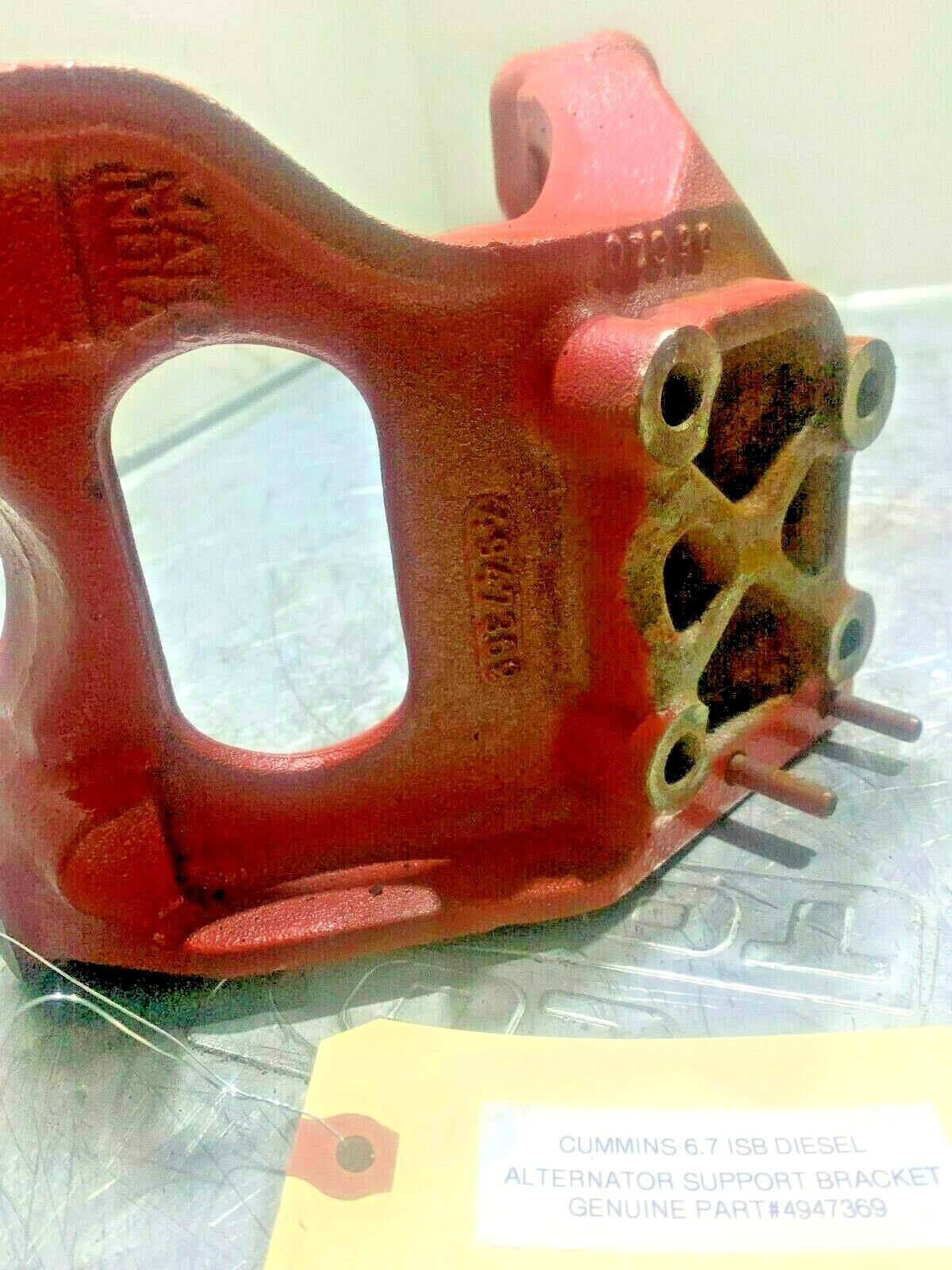 Cummins ISB QSB 6.7 Alternator Support Bracket 4947369 OEM - Image 3