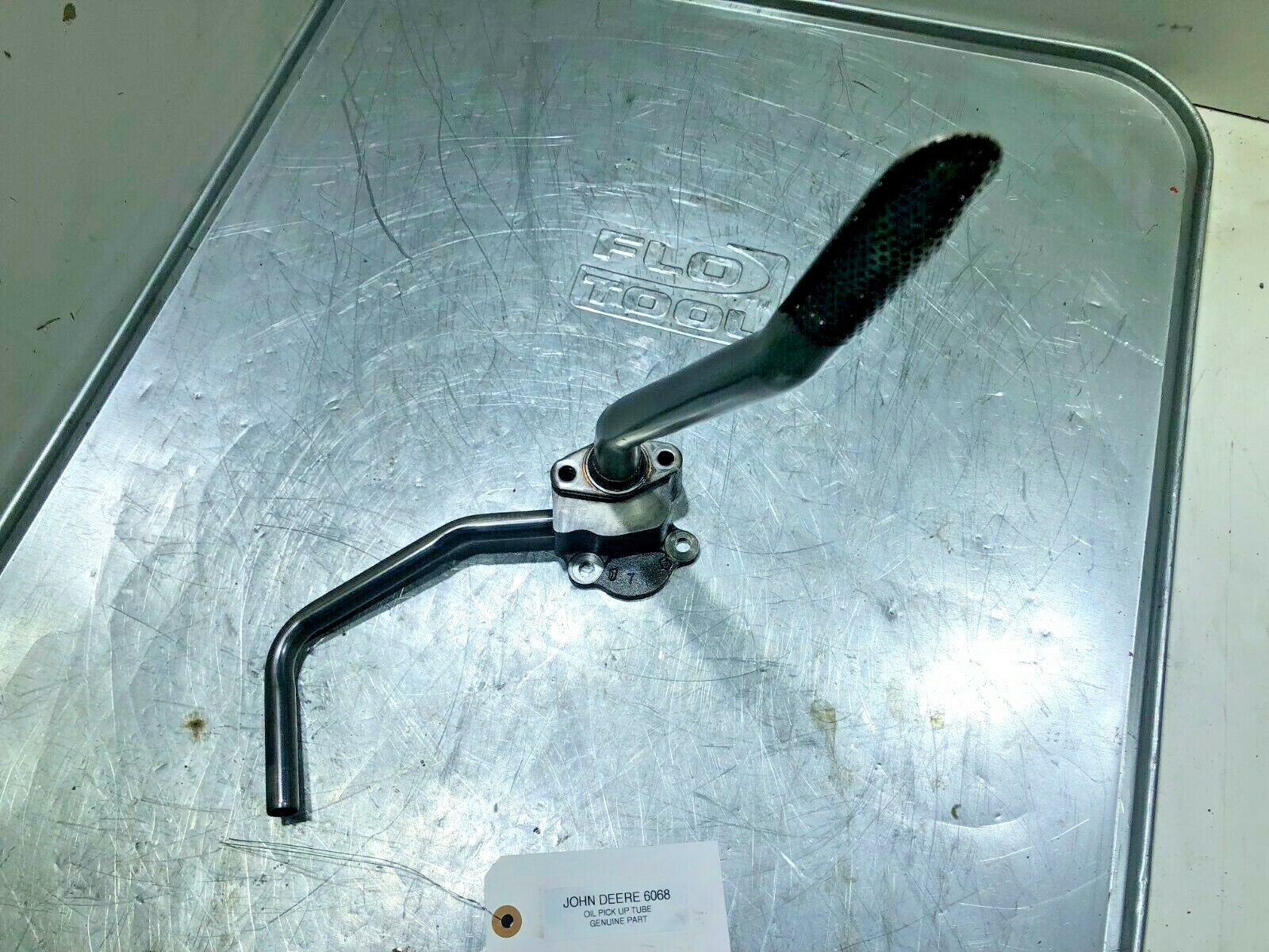 John Deere Oil Pickup Tube Assembly RE65968 6068 6.8L OEM - Image 3