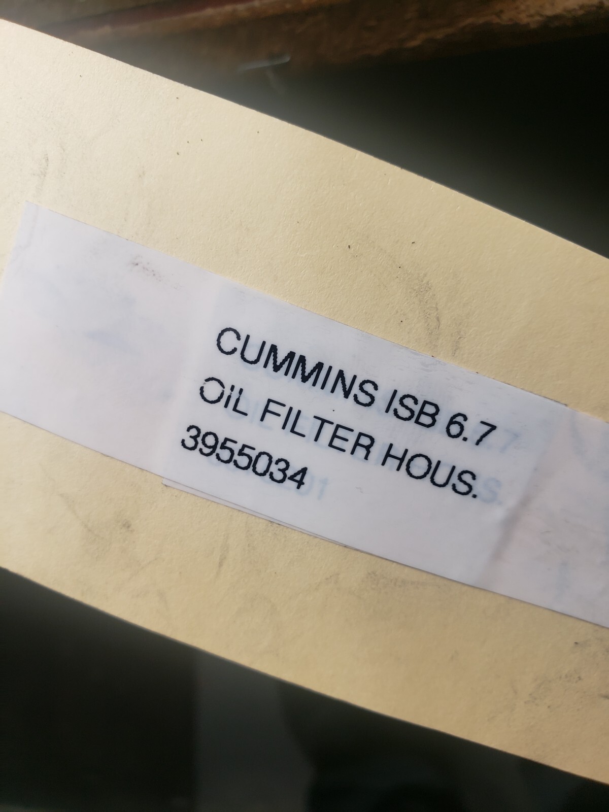 Cummins ISB QSB 6.7L Oil Filter Housing 3955034 OEM - Image 4