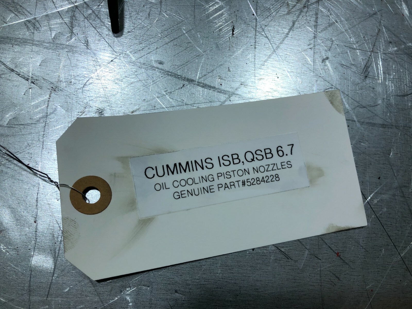 Set of 6 Cummins ISB 6.7 PISTON COOLING NOZZLE 5284228 OEM - Image 3