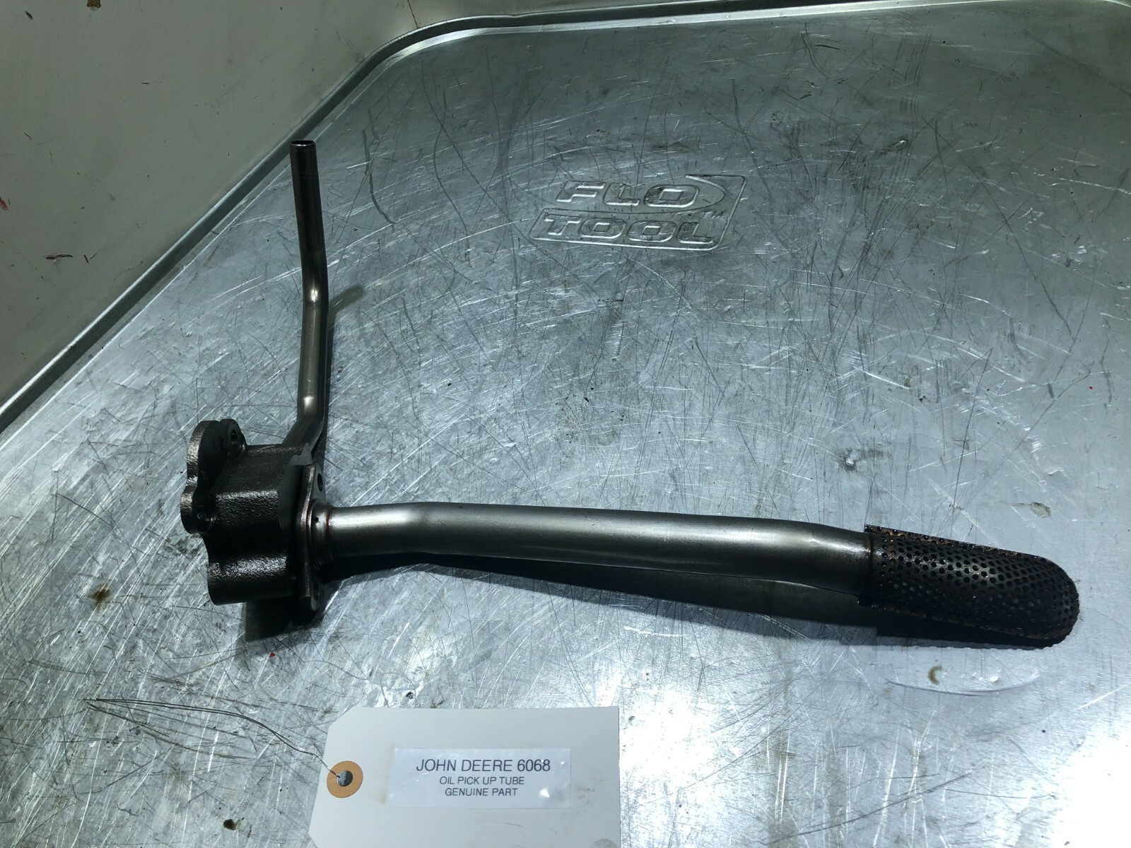 John Deere Oil Pickup Tube Assembly RE65968 6068 6.8L OEM - Image 4