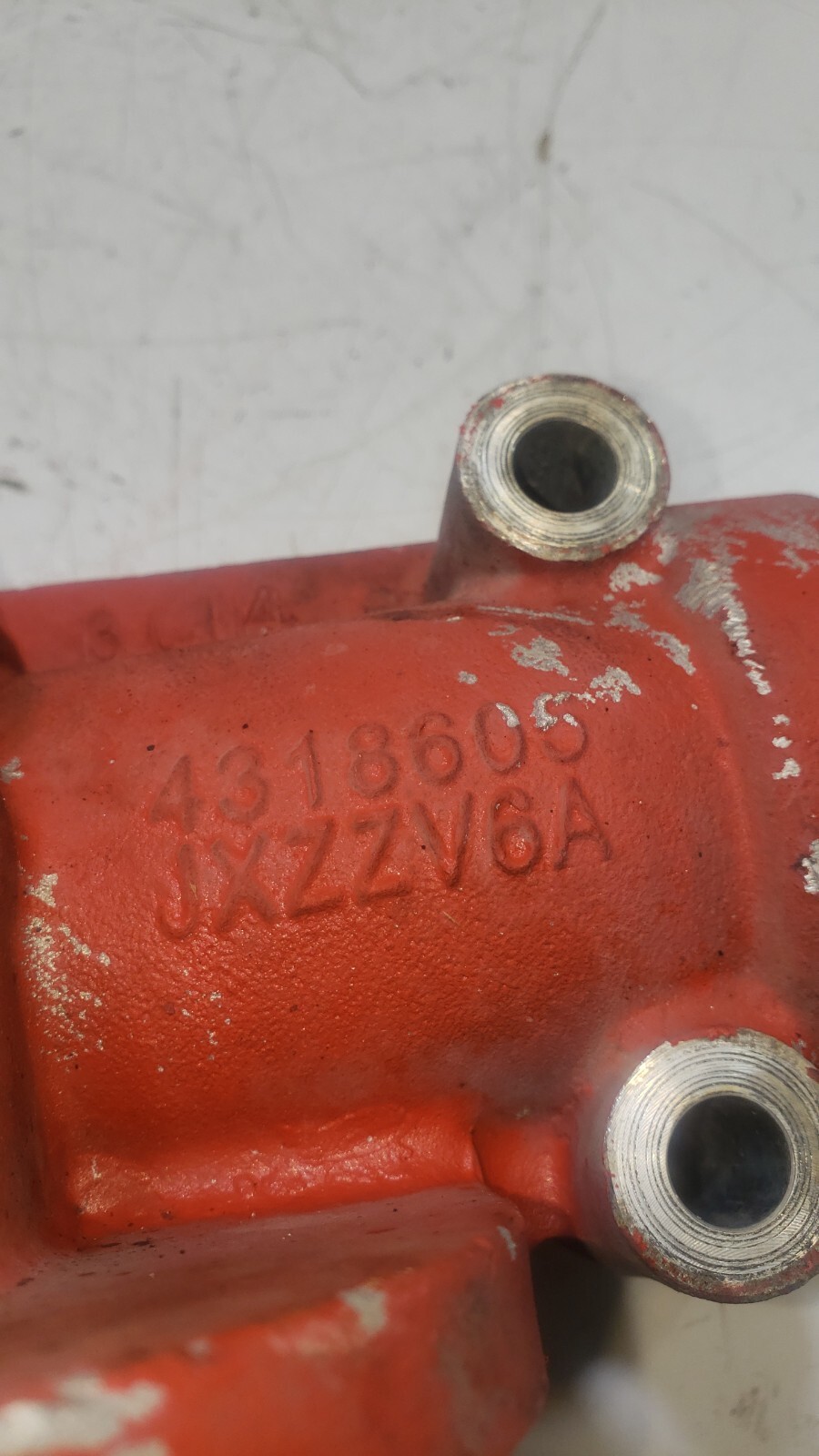Cummins 4318605 ISX QSX 15L Water Coolant Inlet Connection OEM - Image 3
