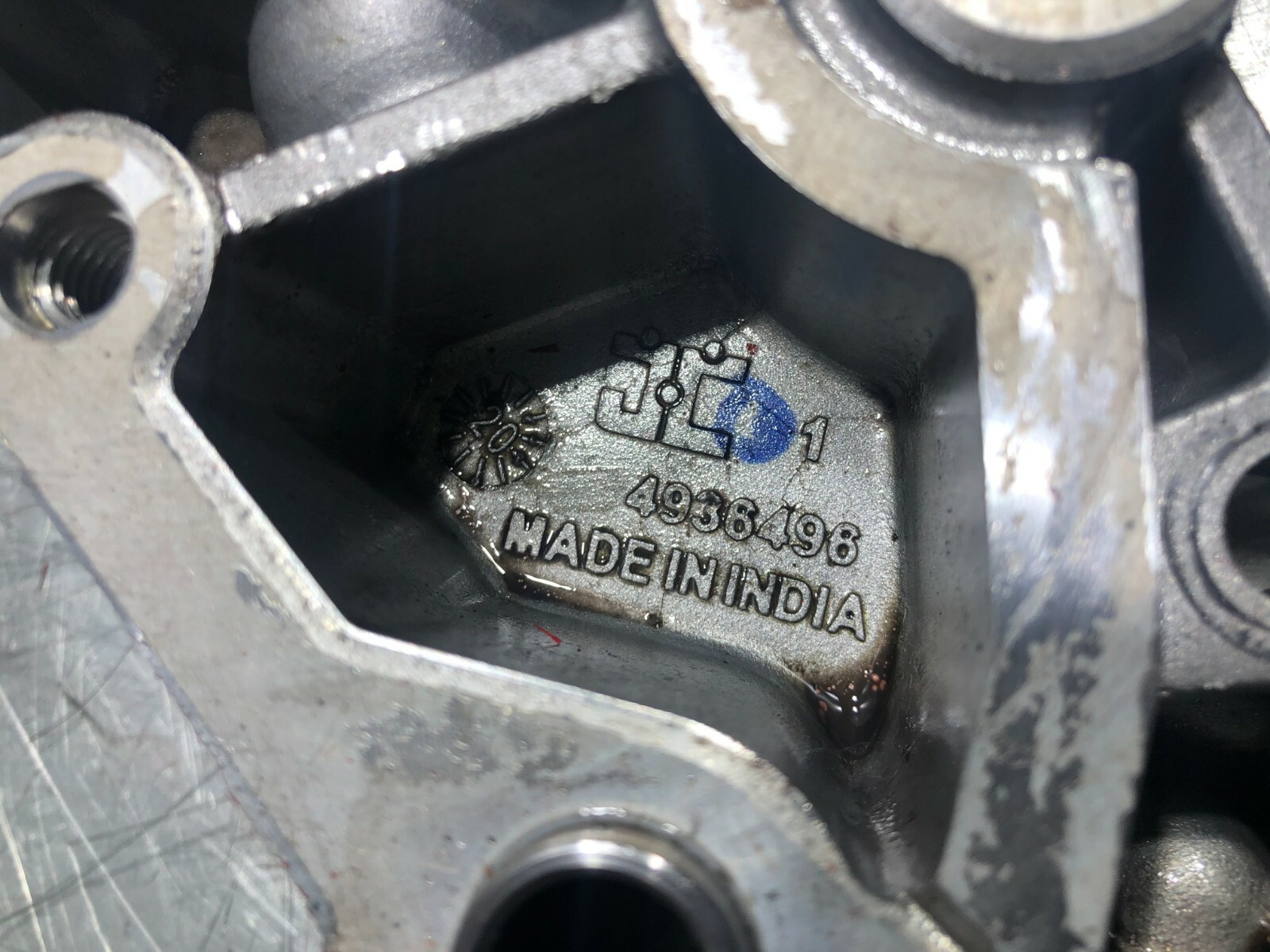 Cummins ISB 6.7 Diesel Engine Timing Cover 4936496 OEM - Image 6