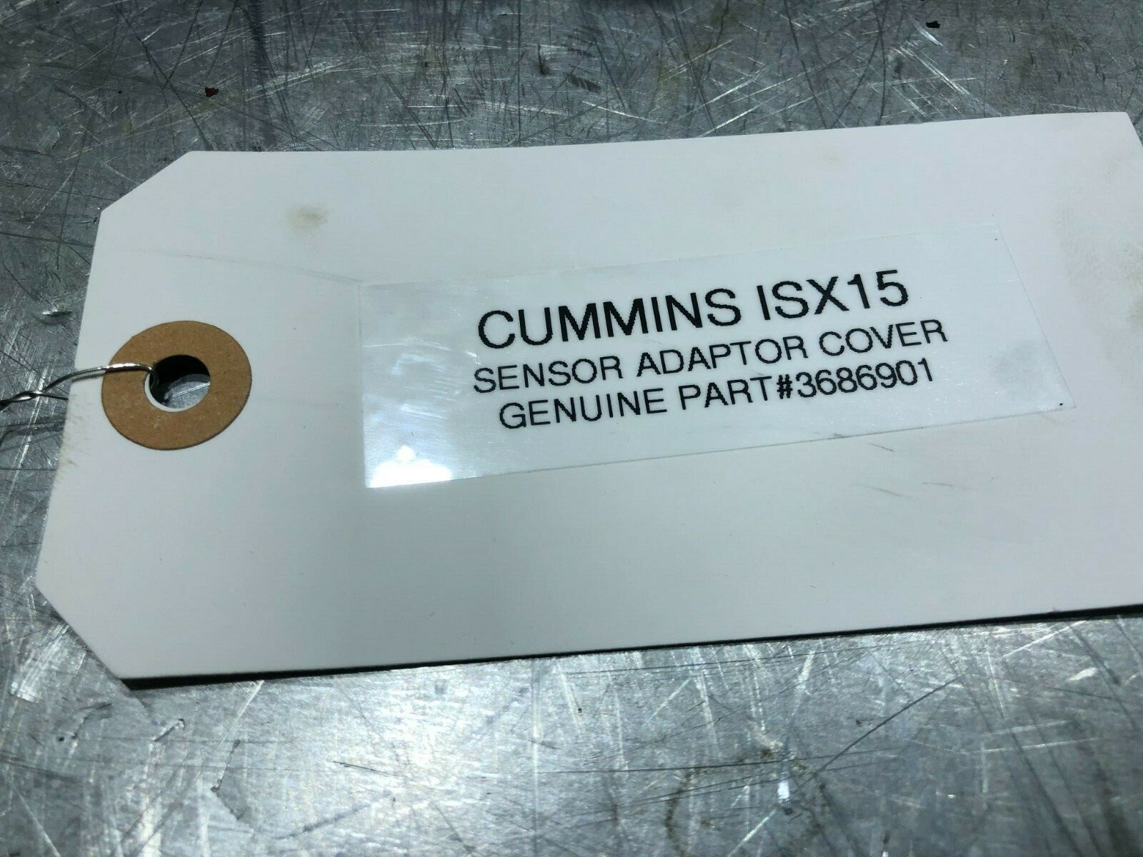 Cummins ISX15 Diesel Engine Gear Cover Sensor Adaptor 3686901 OEM - Image 2
