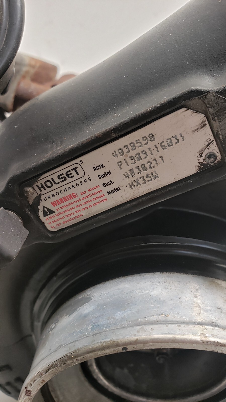 Holset HX35W 4038598 CUMMINS 6.7 Turbo Charger OEM - Image 2
