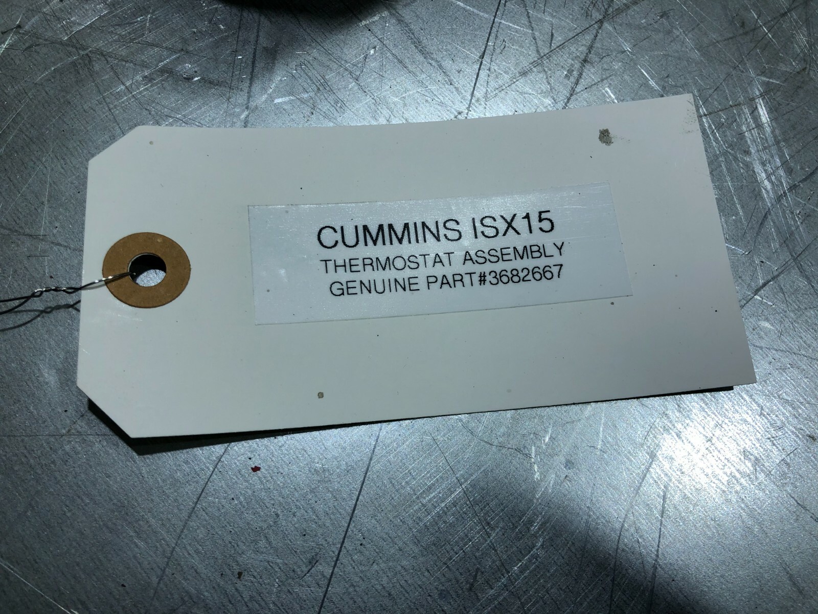 Cummins ISX 15 Thermostat Upper 3682667 Lower 3684233 Complete Assembly OEM - Image 2