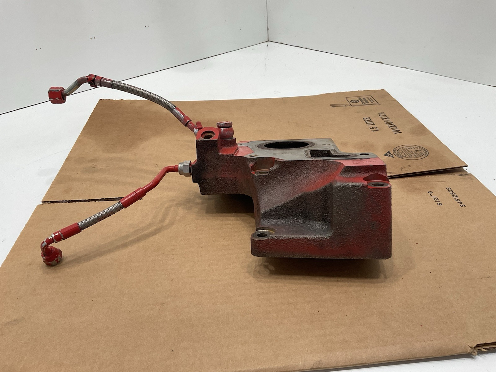 Cummins ISX15 Diesel EngineOEM Lower Thermostat Housing 3686382 - Image 3